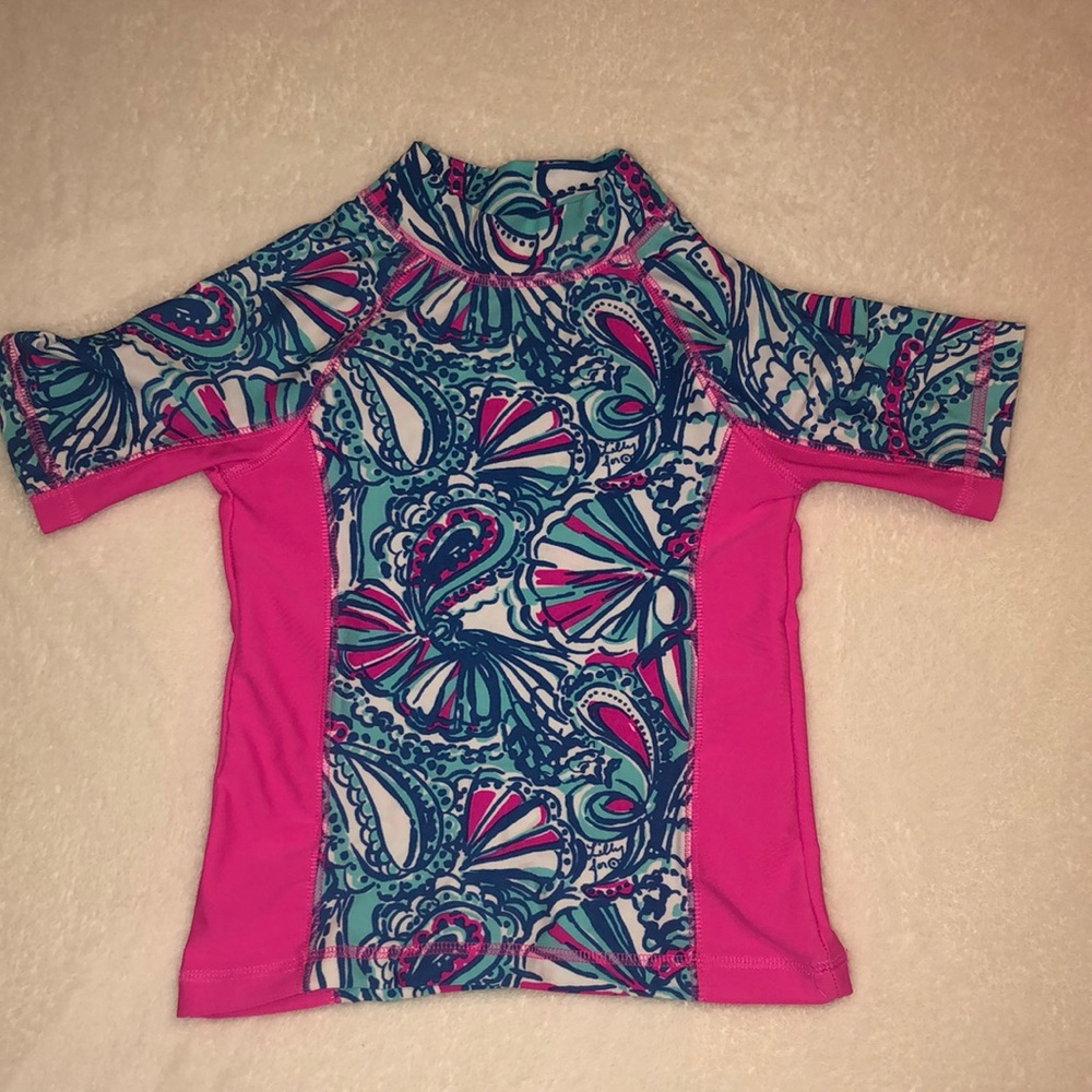 Lilly Pulitzer for target swim top rash guard xs